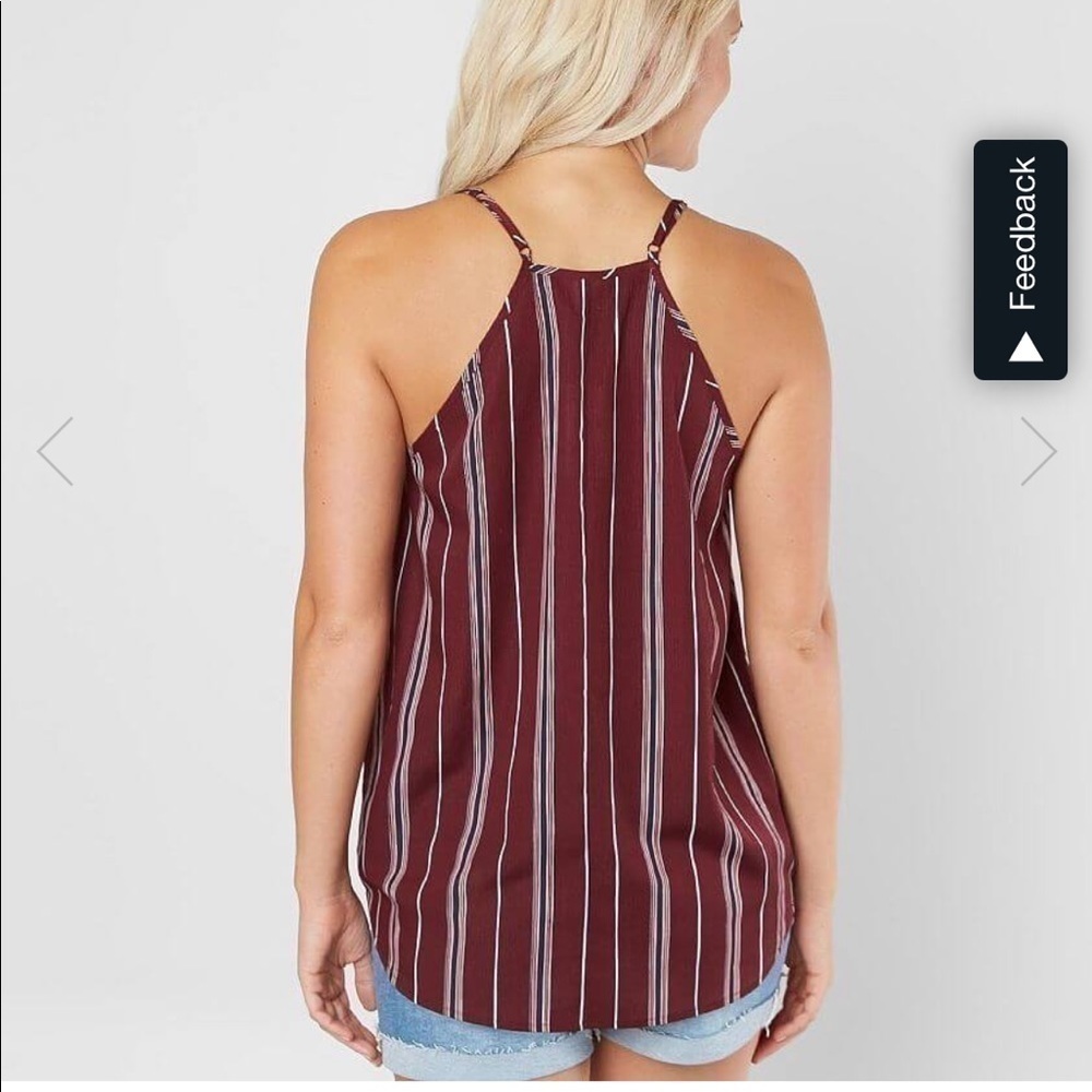 𝅺DAY trip mock wrap tank - Picture 3 of 8